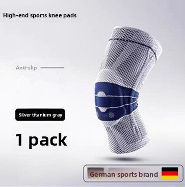 Anti-Slip Silicone Sports Knee Brace with 3D Weaving