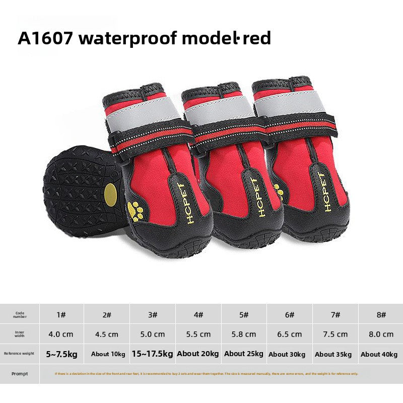 Anti-slip, waterproof and wear-resistant dog paw pads