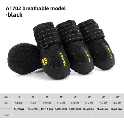 Anti-slip, waterproof and wear-resistant dog paw pads