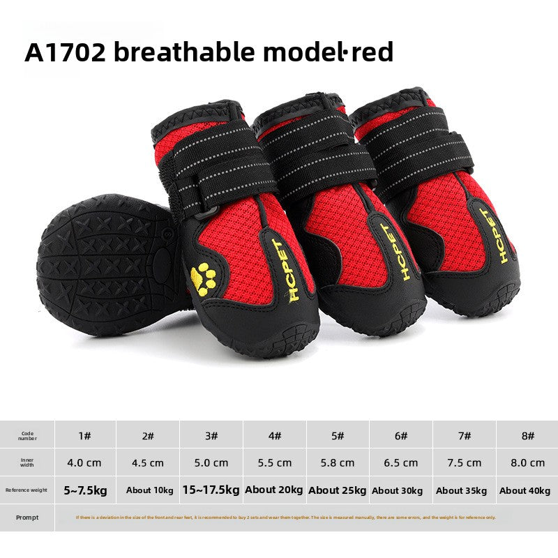 Anti-slip, waterproof and wear-resistant dog paw pads
