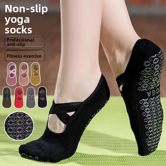 Anti-slip yoga socks