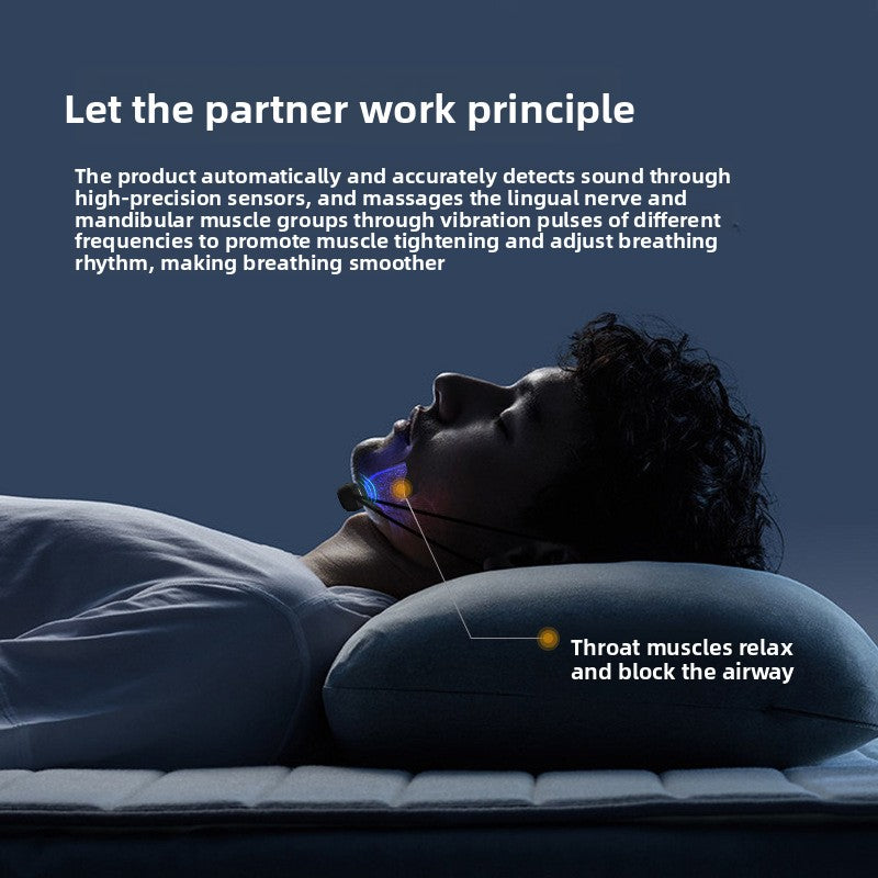 Anti-snoring mouth breathing correction