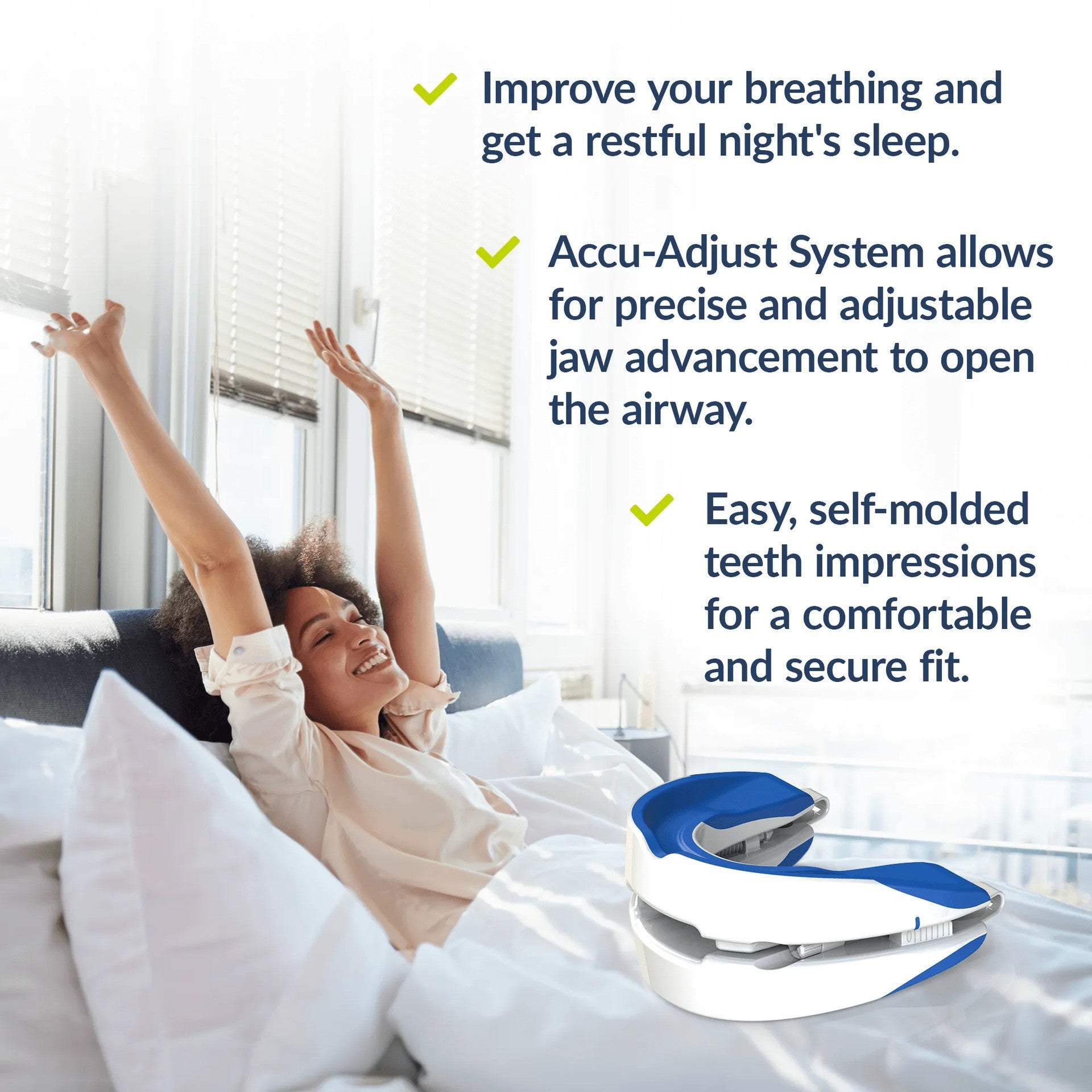 Anti-snoring mouth guards