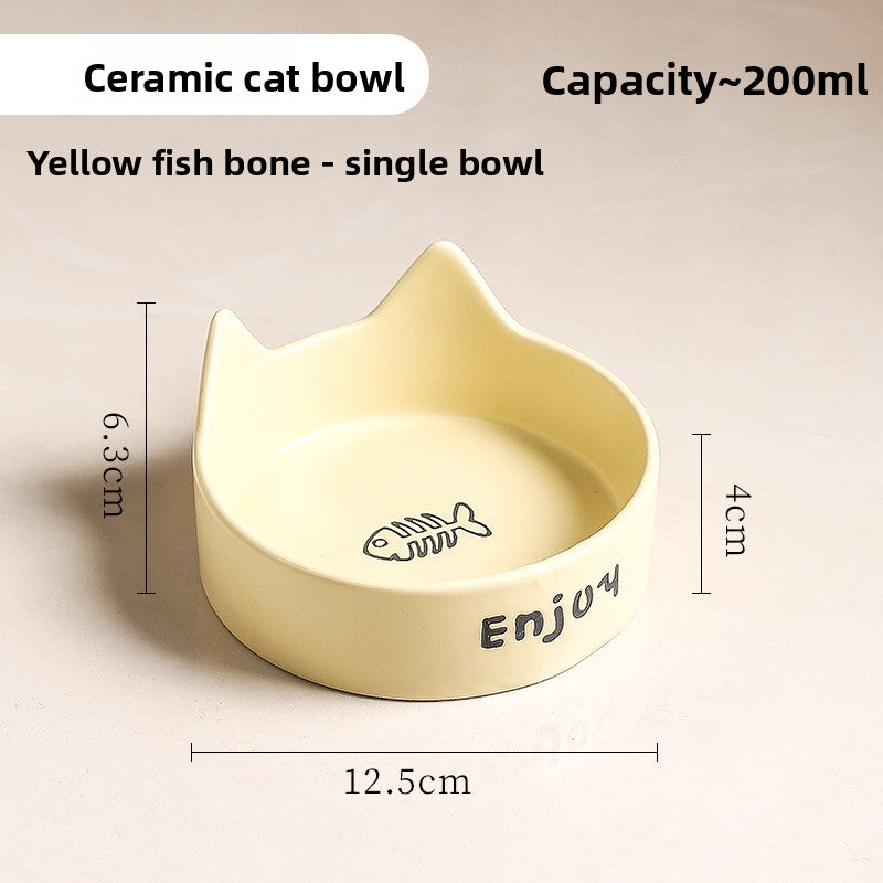 Anti-spill pet water bowl