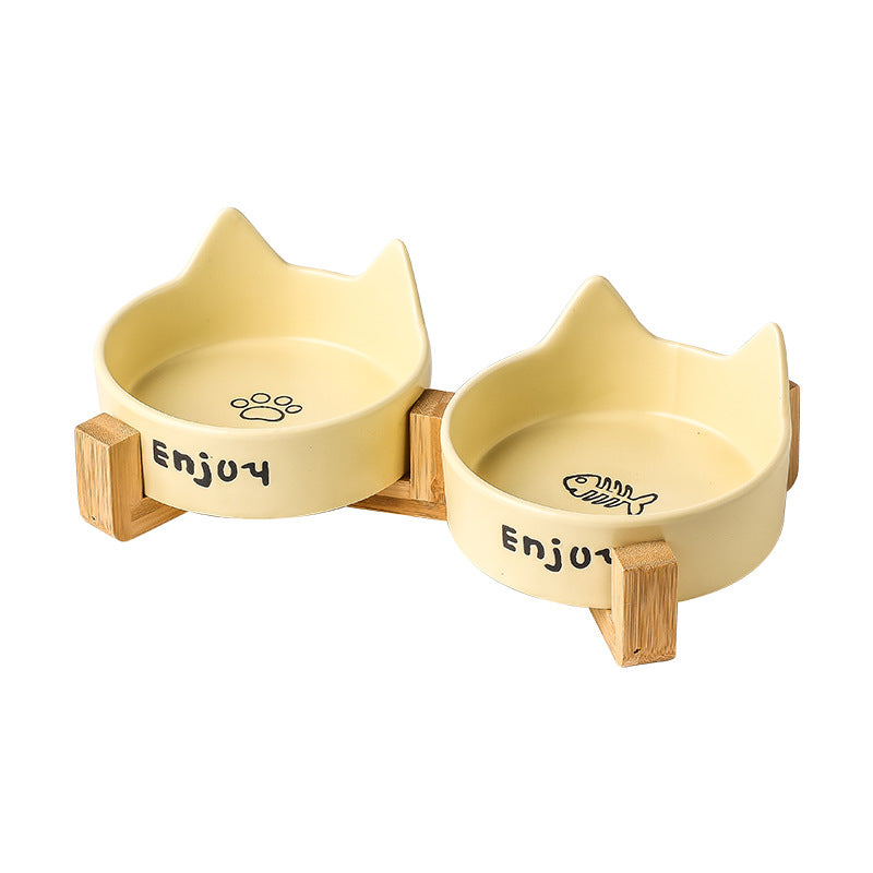 Anti-spill pet water bowl