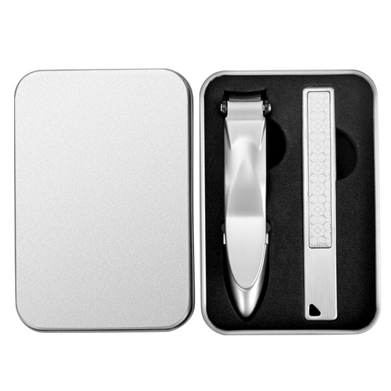 Anti-Splash Bionic Nail Clippers Stainless Steel Manicure Tool