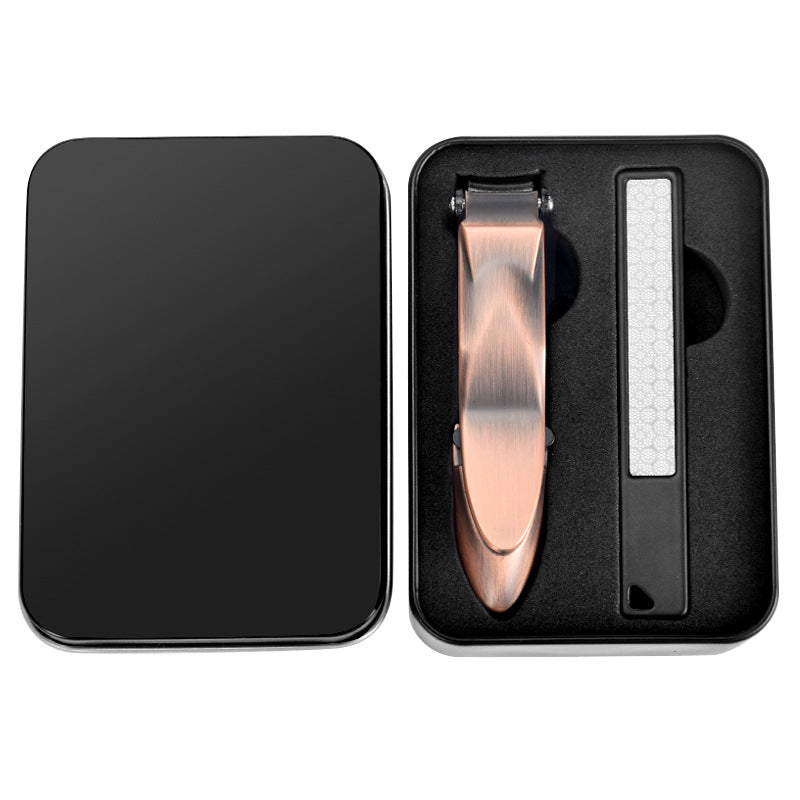 Anti-Splash Bionic Nail Clippers Stainless Steel Manicure Tool