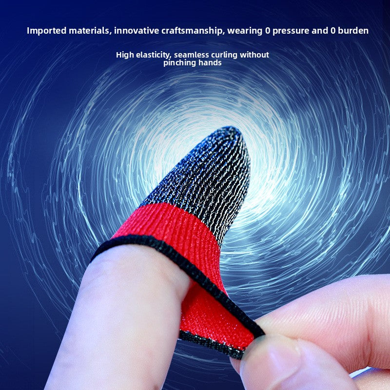 Anti-sweat finger cots for mobile game touch screens