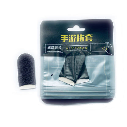 Anti-sweat silver fiber finger sleeves for gaming