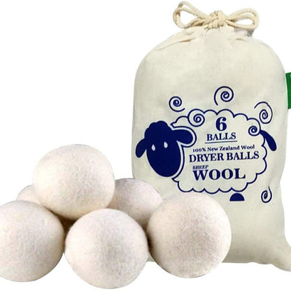 Anti-tangling quick-drying wool dryer balls