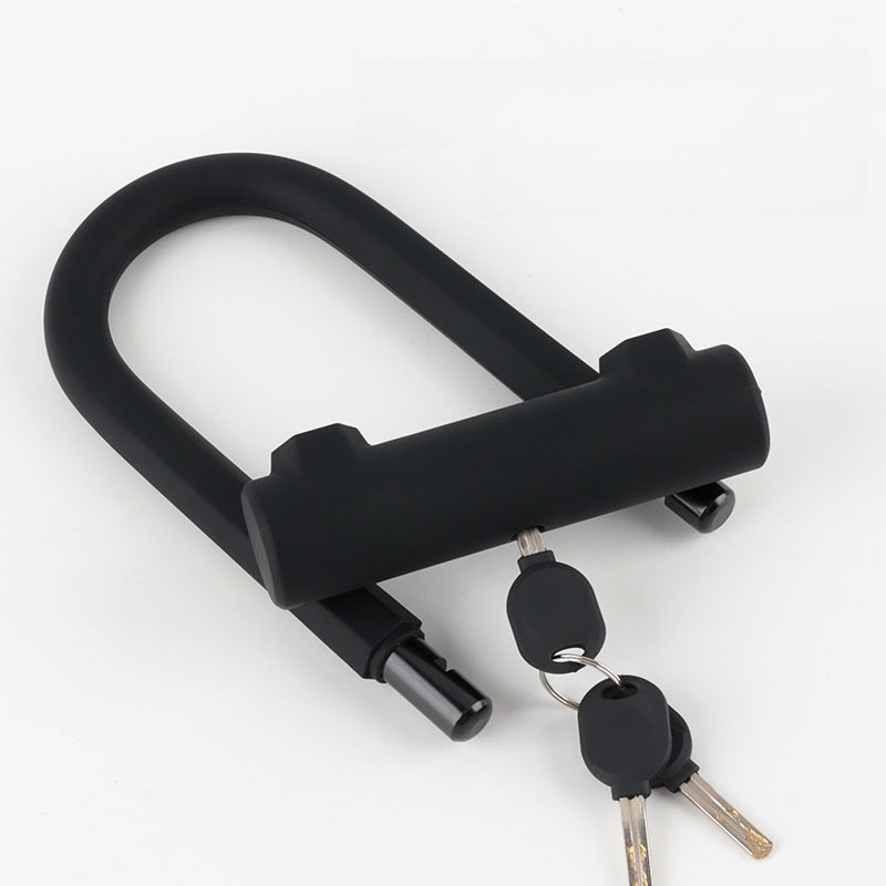 Anti-theft Bicycle U-Lock with Steel Cable