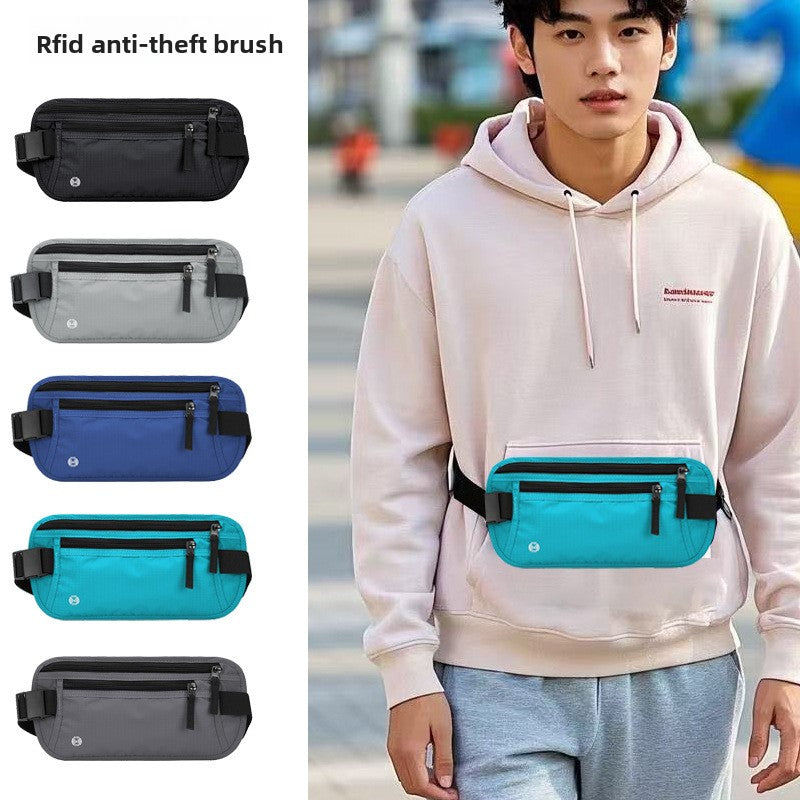 Anti-theft Travel Passport and Document Waist Pouch