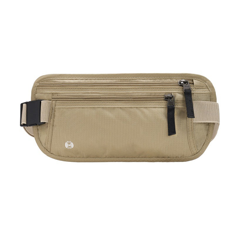 Anti-theft Travel Passport and Document Waist Pouch