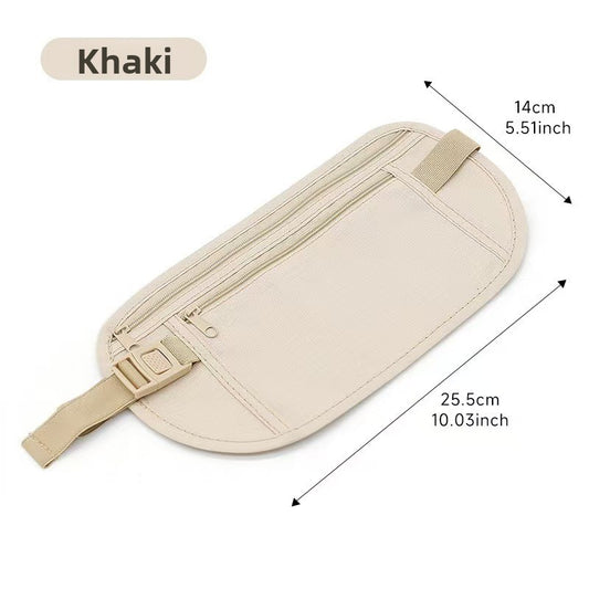 Anti-theft waist bag