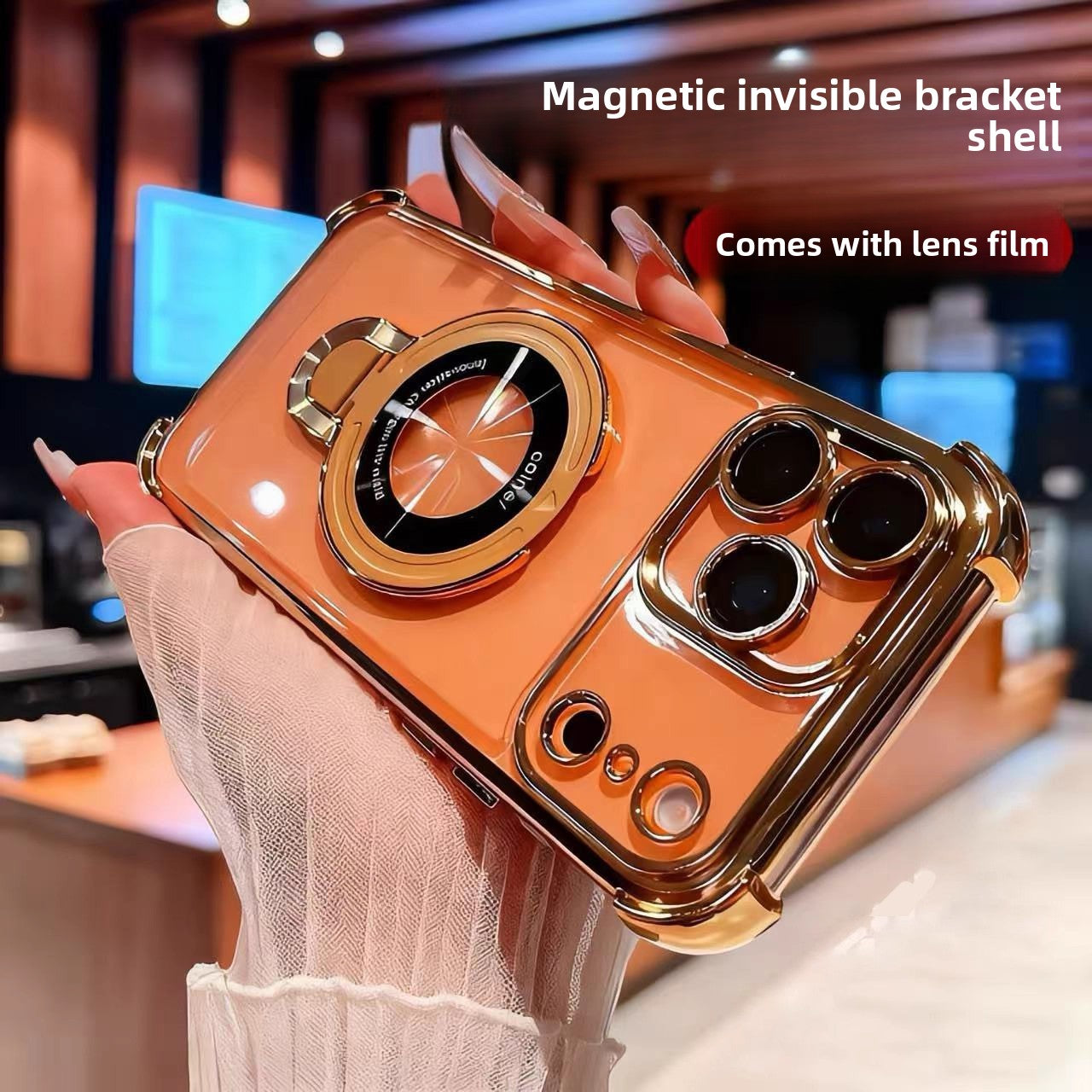 Anti-vibration four-corner anti-drop phone case