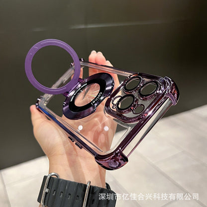 Anti-vibration four-corner anti-drop phone case