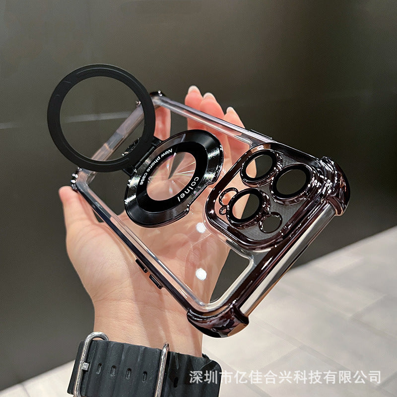 Anti-vibration four-corner anti-drop phone case