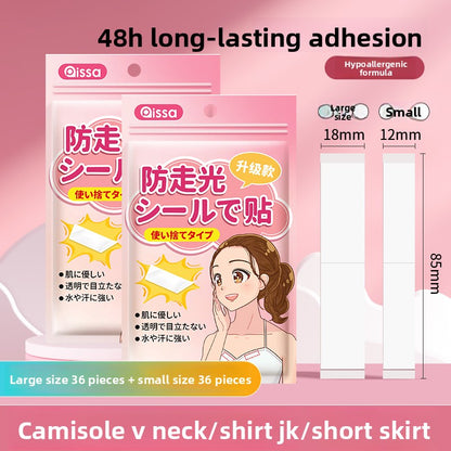 Anti-wardrobe-malfunction stickers