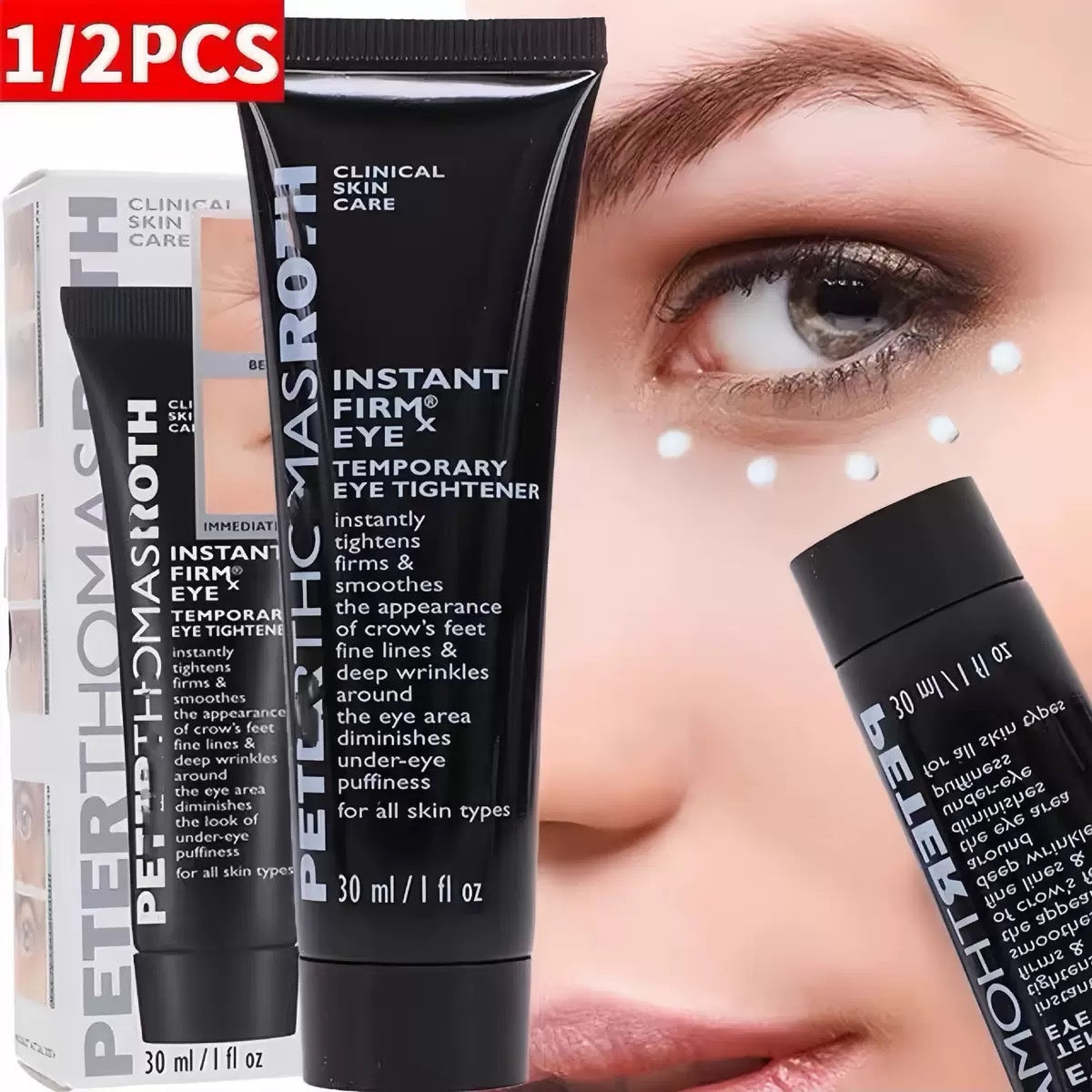 Anti-wrinkle eye cream 30ml to fade fine lines