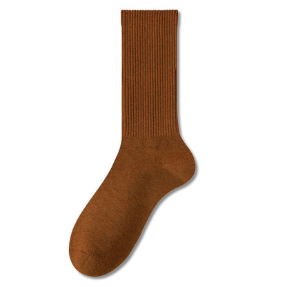 Antibacterial Cotton Mid-Calf Socks for Women