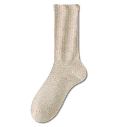Antibacterial Cotton Mid-Calf Socks for Women