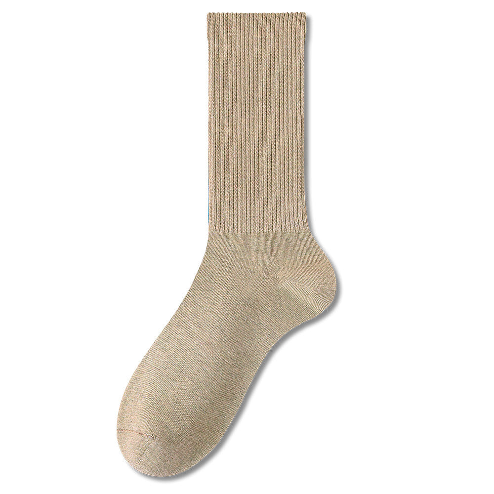Antibacterial Cotton Mid-Calf Socks for Women