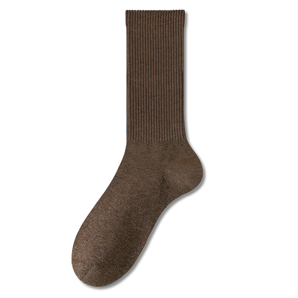 Antibacterial Cotton Mid-Calf Socks for Women