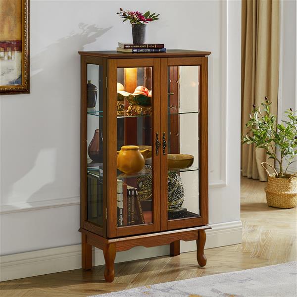 Antique cabinet with lights