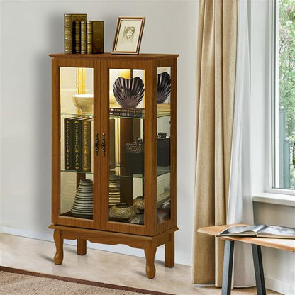 Antique cabinet with lights