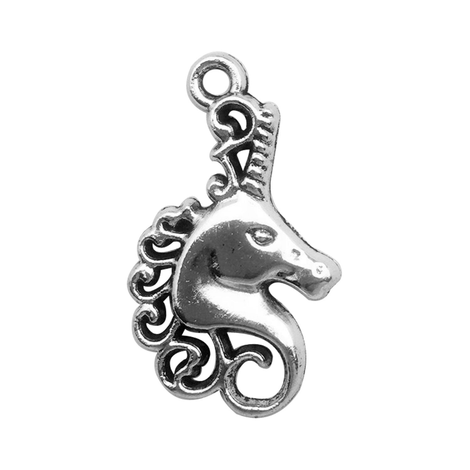 Antique Silver Unicorn Charms for DIY Jewelry