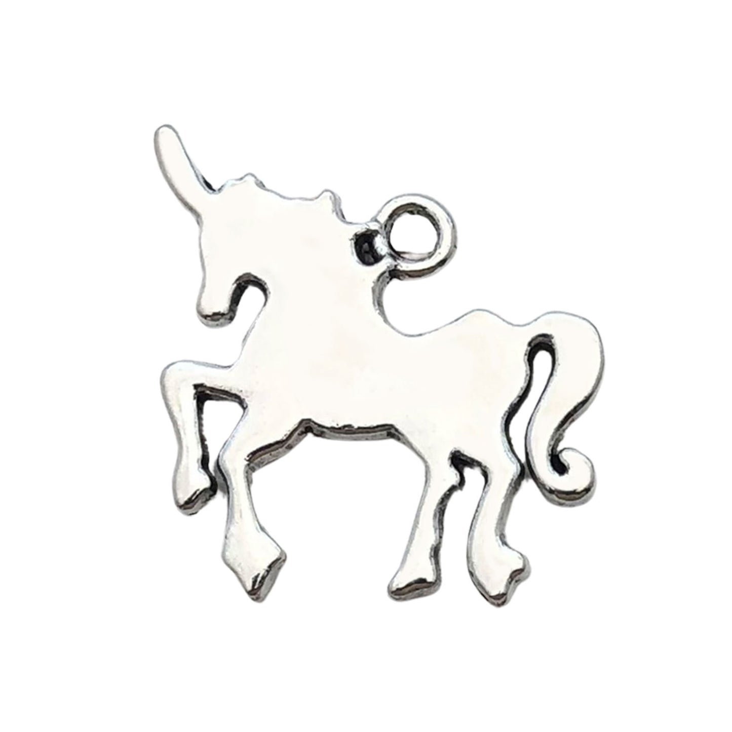 Antique Silver Unicorn Charms for DIY Jewelry
