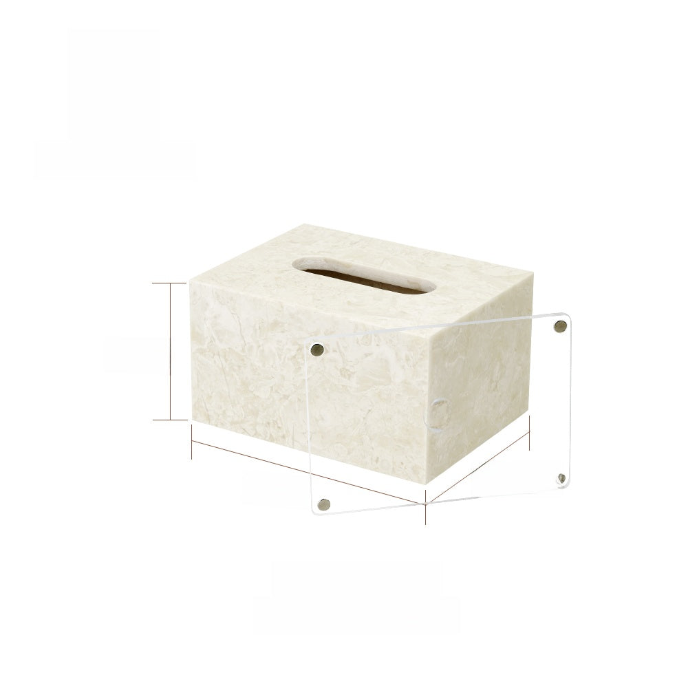 Antique Style Marble Bathroom Toiletry Organizer Set