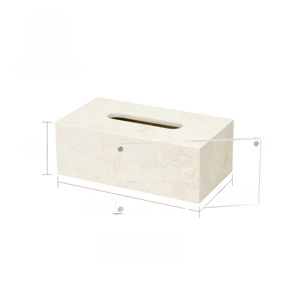 Antique Style Marble Bathroom Toiletry Organizer Set