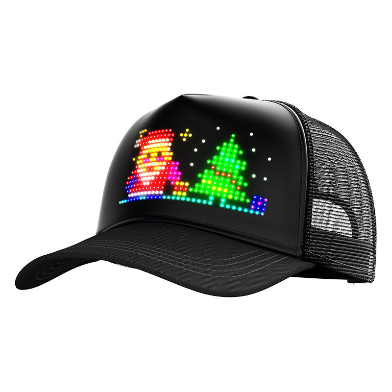 App Controlled LED Display Baseball Cap