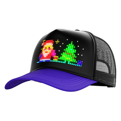 App Controlled LED Display Baseball Cap