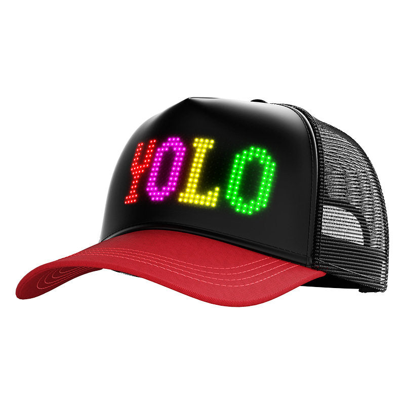 App Controlled LED Display Baseball Cap