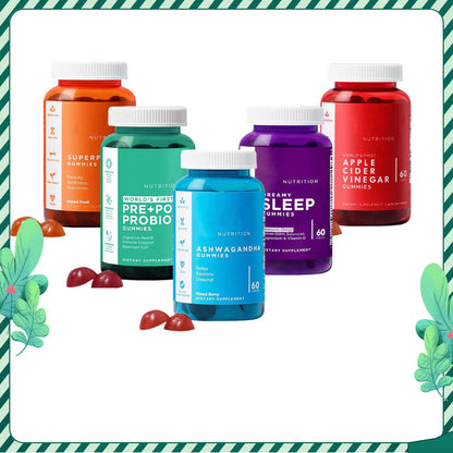 Apple Cider Vinegar Probiotic Sleep Super Green Gummies