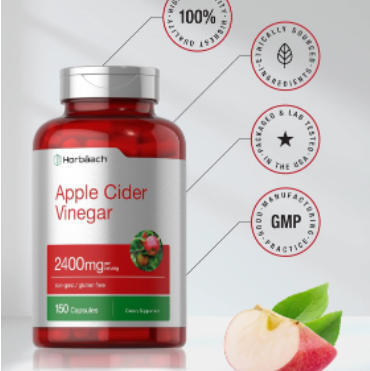 Apple Cider Vinegar Vitamin C Probiotic Capsules