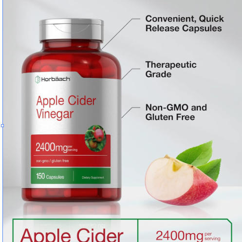 Apple Cider Vinegar Vitamin C Probiotic Capsules