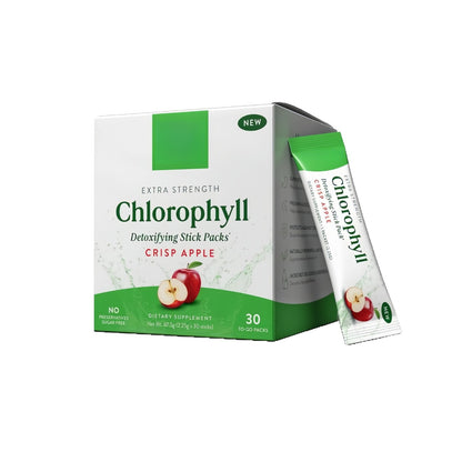 Apple Flavored Chlorophyll Dietary Supplement Powder
