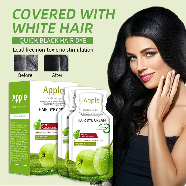 Apple hair dye