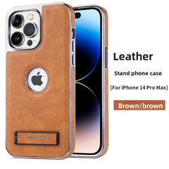 Black Electroplated Leather