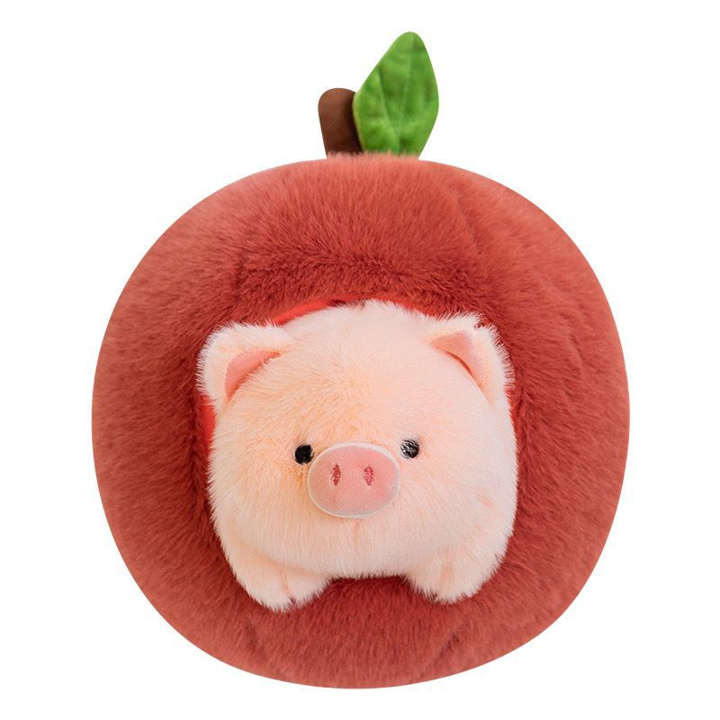Apple Pig Plush Doll Toy