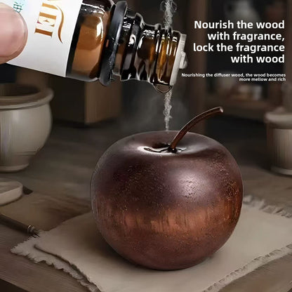Apple Shape Wooden Aromatherapy Diffuser