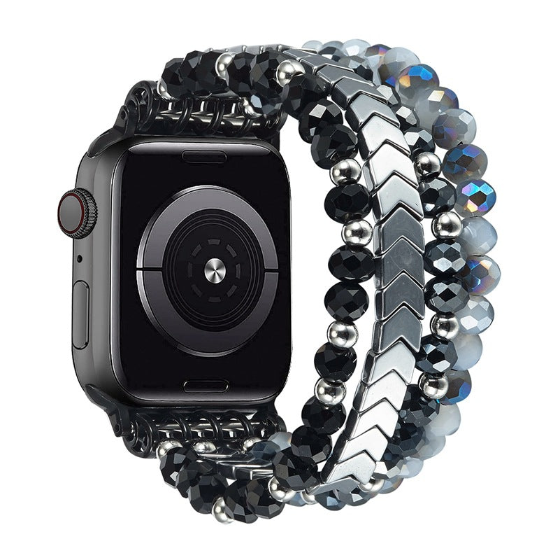 Apple Watch Jewelry Beaded Strap with Arrow Design