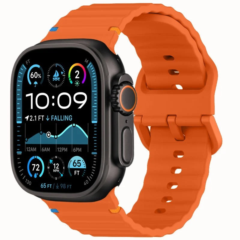 Apple Watch Wavy Silicone Strap