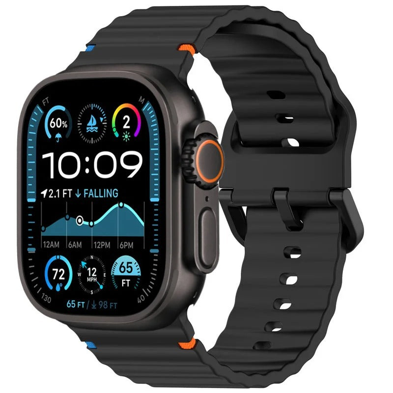 Apple Watch Wavy Silicone Strap