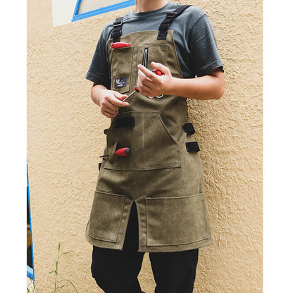 Apron denim canvas