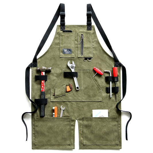 Apron denim canvas