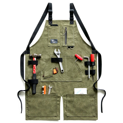 Apron denim canvas